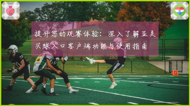 提升您的观赛体验：深入了解亚美买球入口客户端功能与使用指南